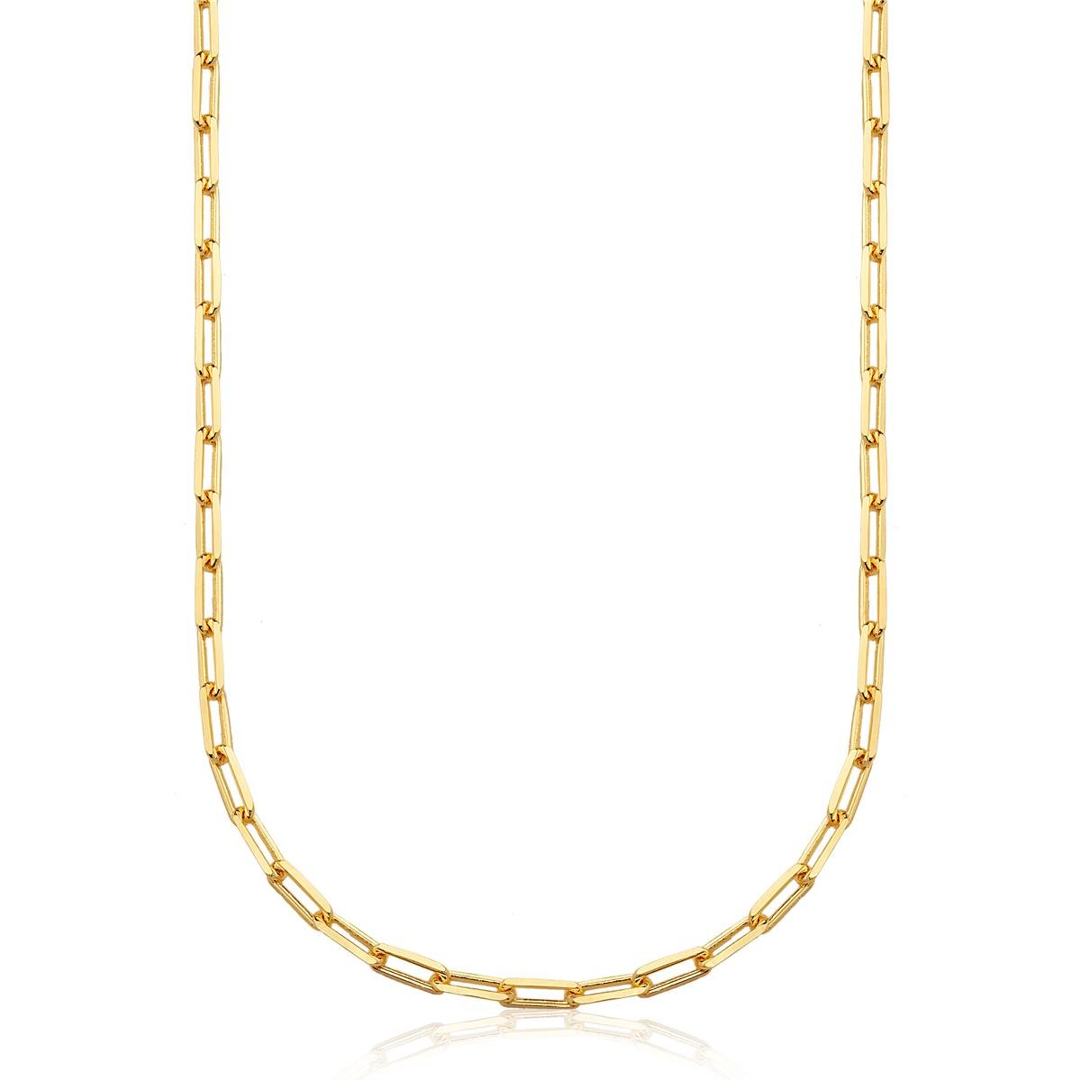 CORDÃO FOLHEADO A OURO CARTIER 70CM