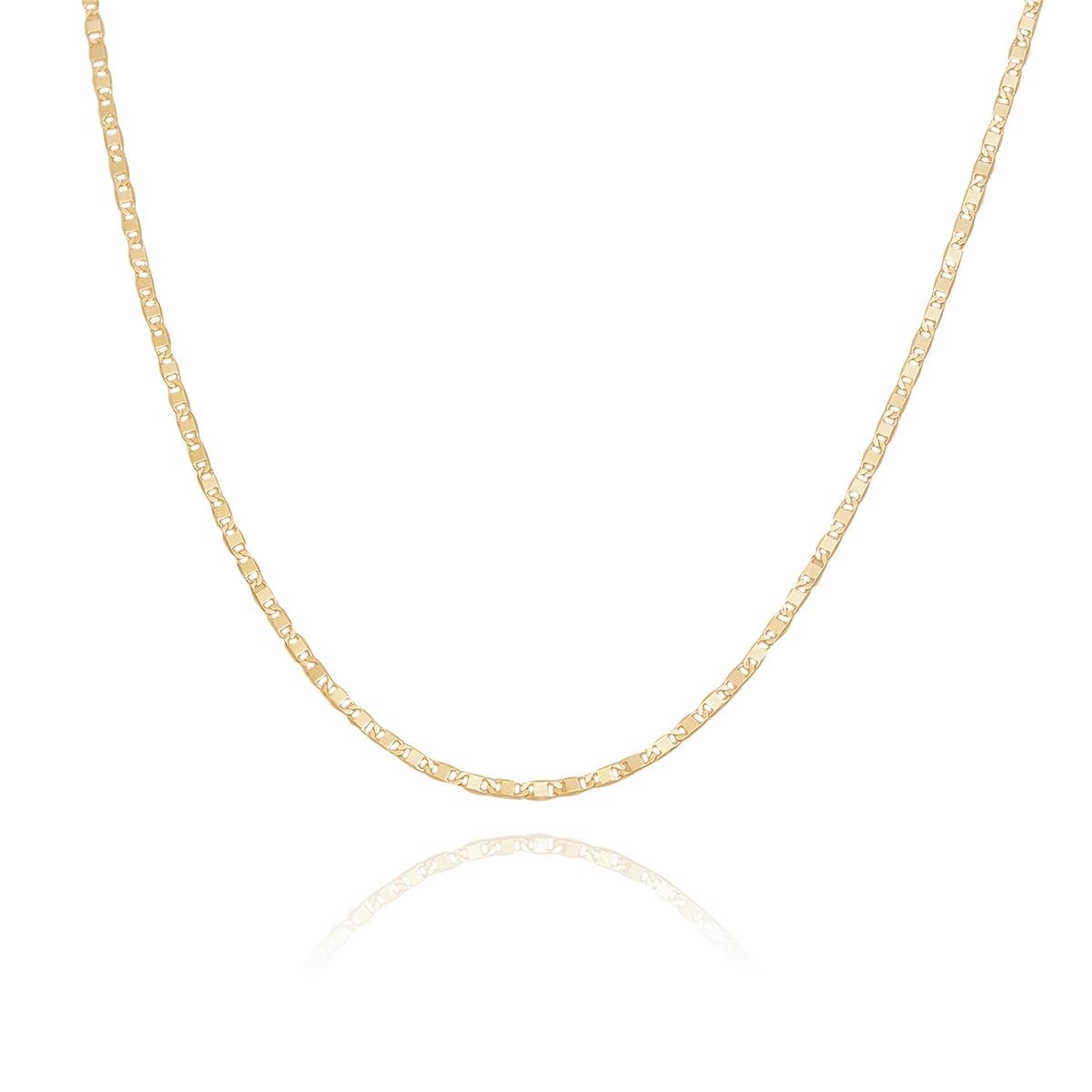 CORDÃO FOLHEADO A OURO PIASTRINE SUPER FINO