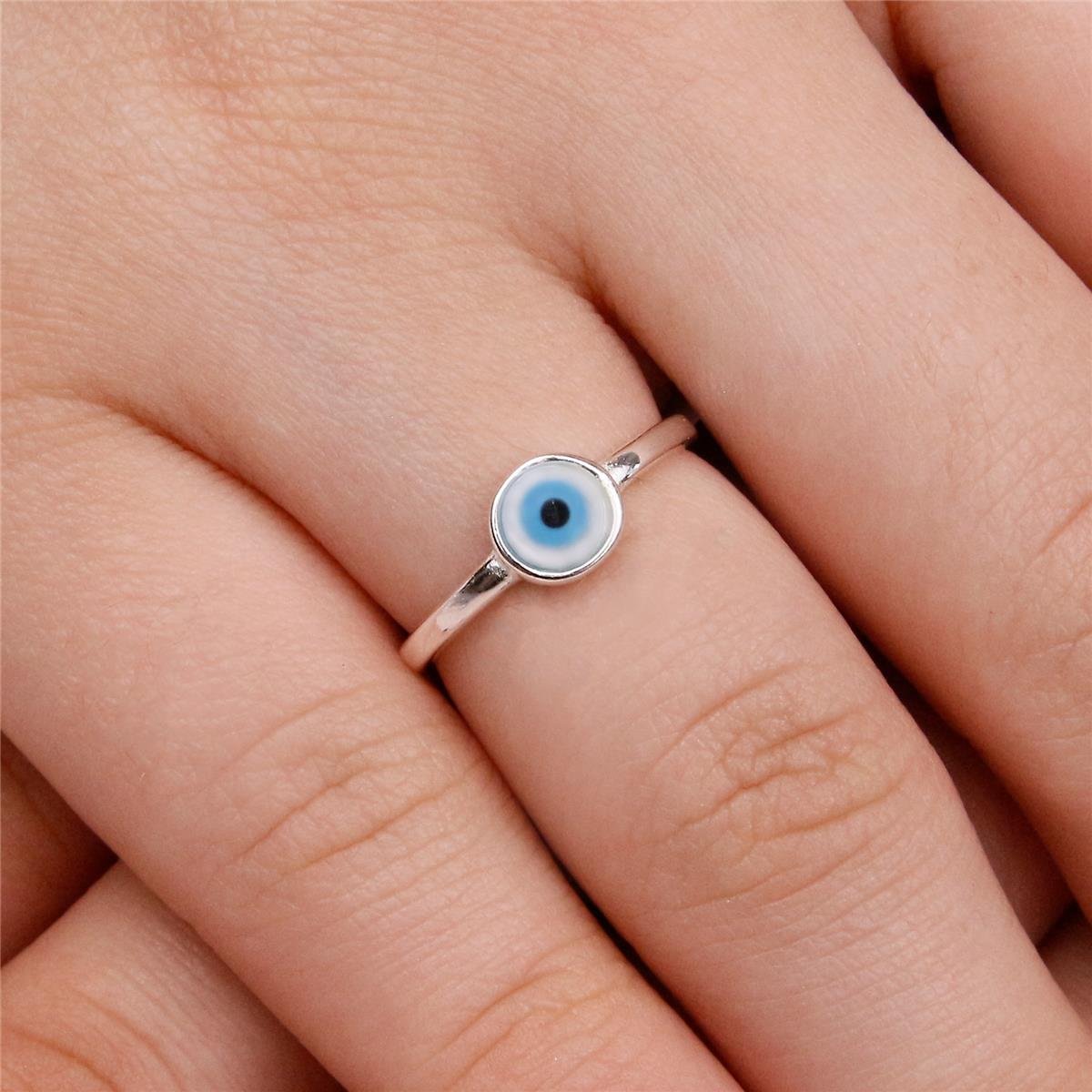 ANEL PRATA OLHO GREGO LISO