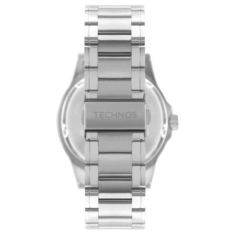 RELÓGIO TECHNOS MASCULINO RACER PRATA