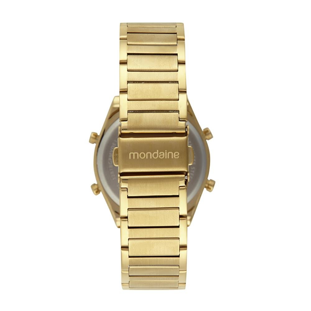 RELÓGIO MONDAINE DOURADO DIGITAL