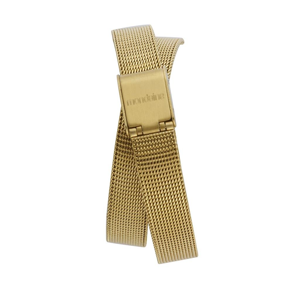 RELÓGIO MONDAINE DOURADO COM PULSEIRA DE VOLTA