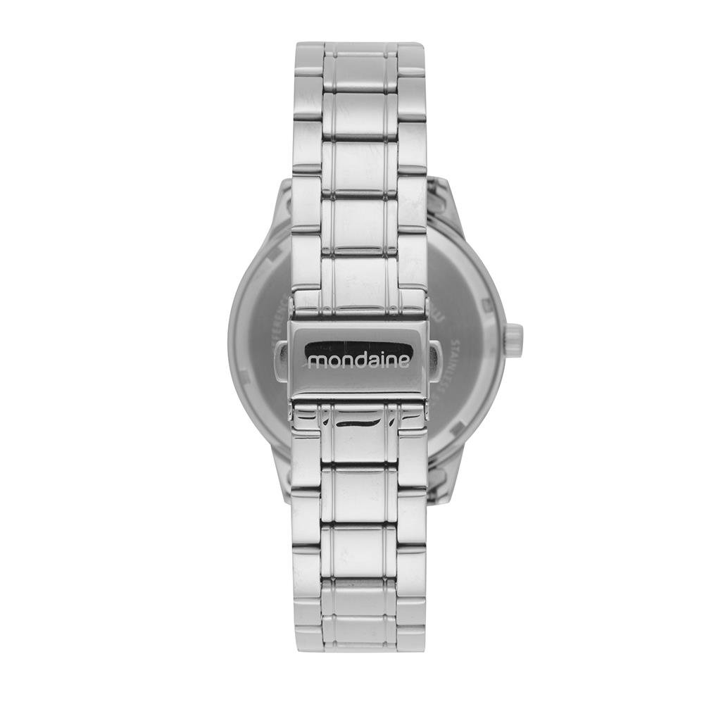 RELÓGIO FEMININO AÇO PRATA MINIMALISTA